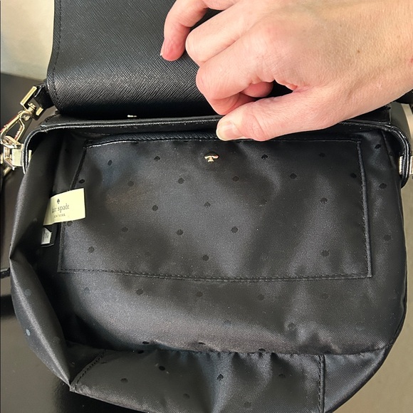 Kate Spade Heritage Make It Mine Byrdie Crossbody Black Saffiano Leather - Picture 10 of 17